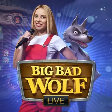 Big Bad Wolf Live online game logo by Playtech on unibethu.net