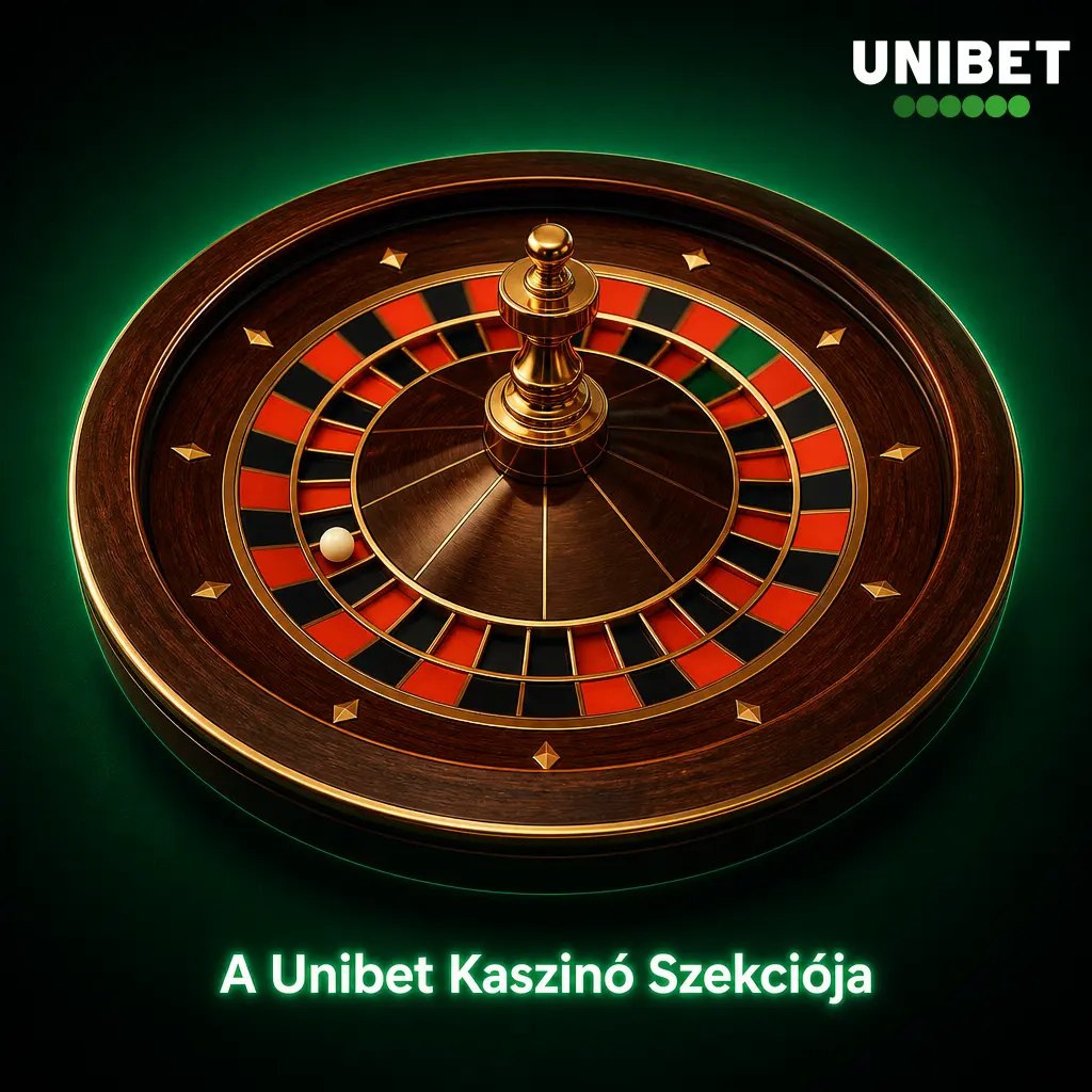 Unibet kaszinó szekció több mint 1000 játékkal NetEnt, Microgaming és Evolution Gaming szolgáltatóktól