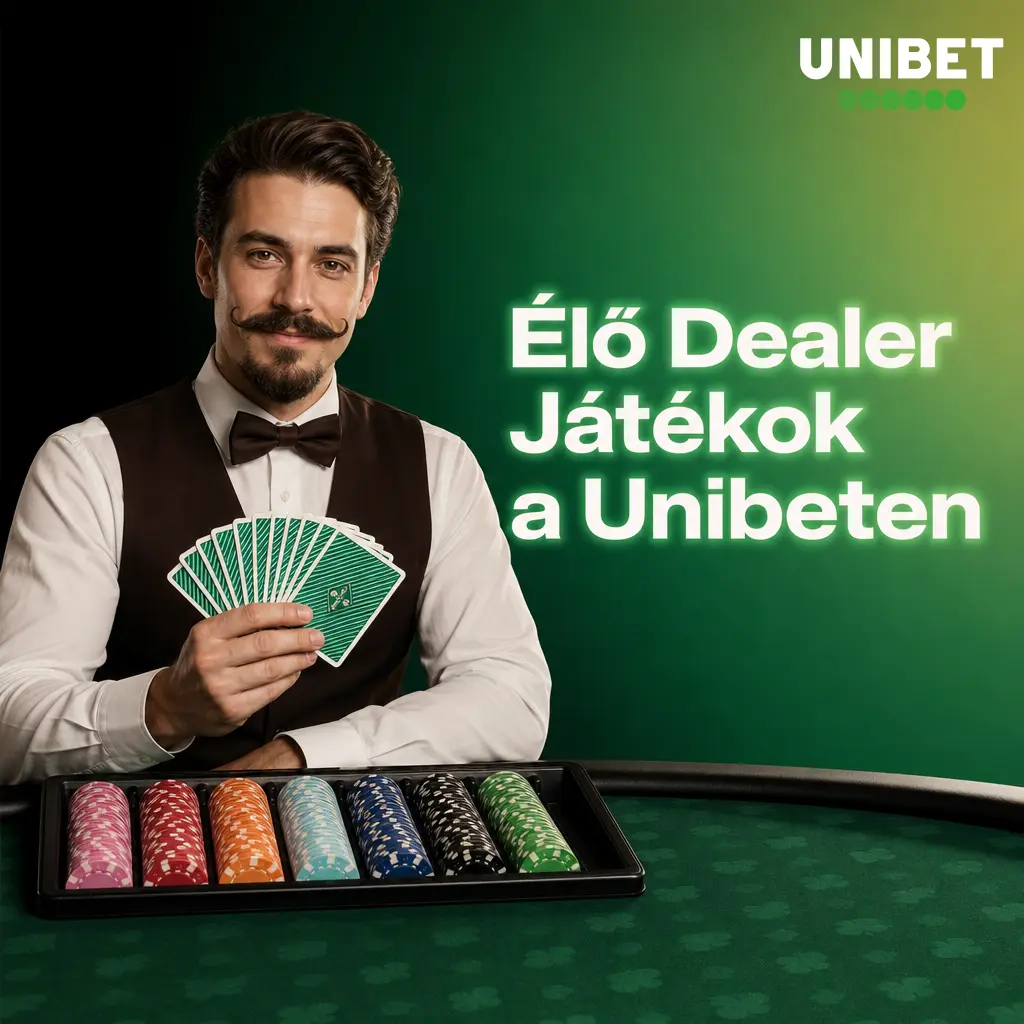 Unibet élő dealer kaszinó HD-ben, valódi osztókkal: rulett, blackjack, baccarat, póker és játékshowk