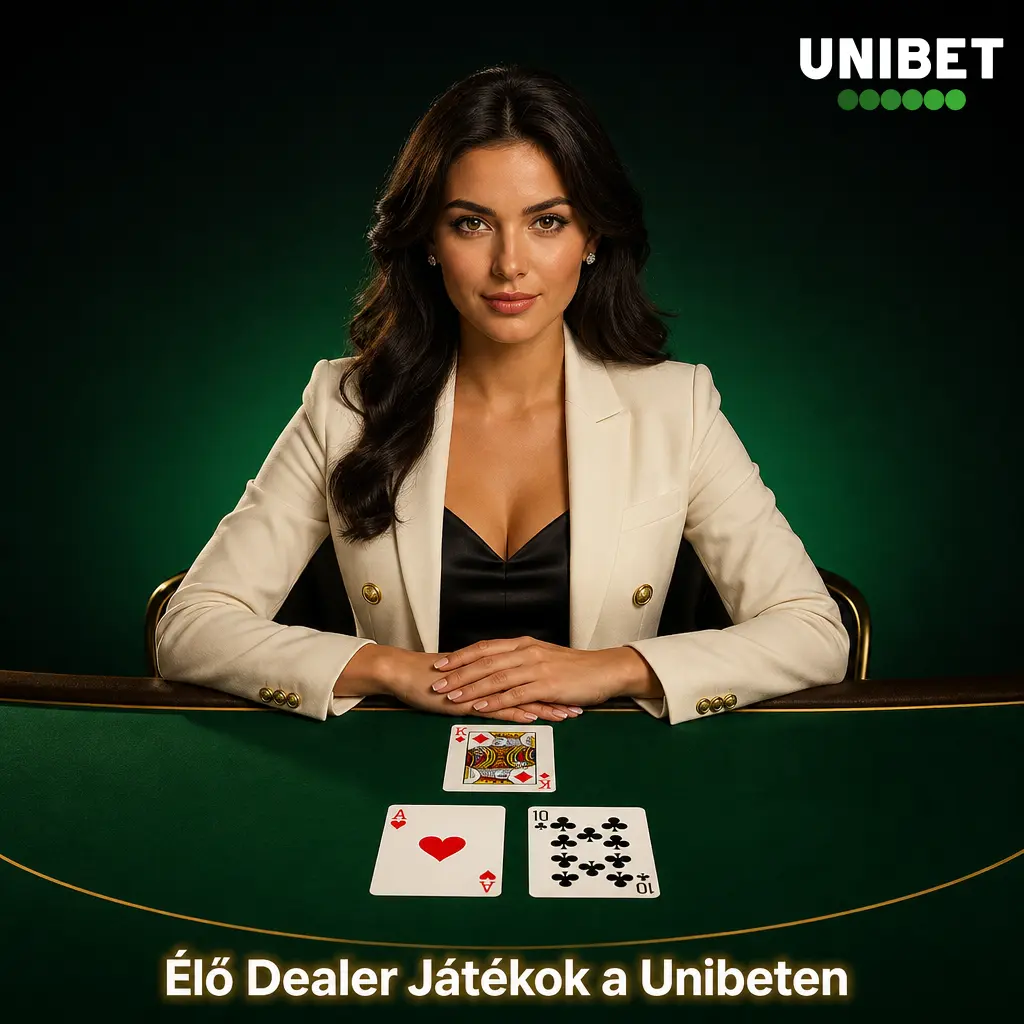 Unibet élő dealer kaszinó: rulett, blackjack, baccarat és játékshowk HD közvetítésben