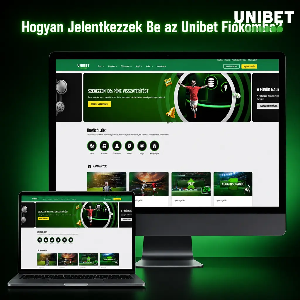 Unibet bejelentkezési folyamat lépései: e-mail, telefonszám vagy social fiók használatával biztonságosan