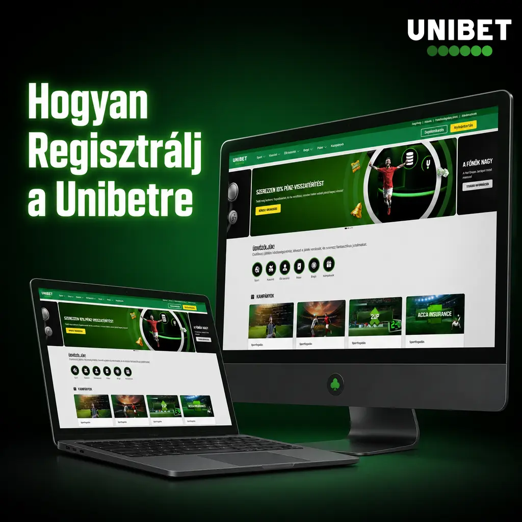 Unibet regisztráció lépései: fiók létrehozása egyszerűen, KYC ellenőrzéssel és üdvözlő bónusszal