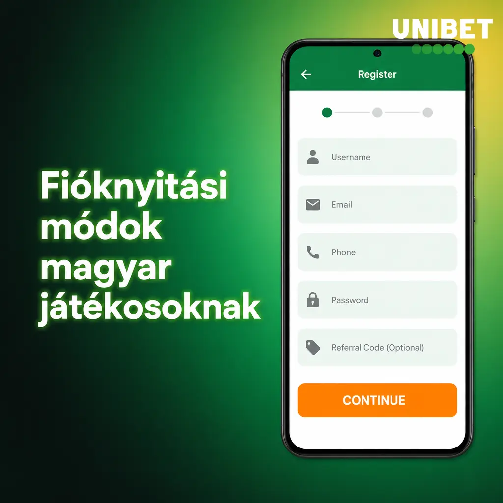 Magyar játékosok fióknyitása weben, mobil böngészőben és alkalmazásban, közösségi belépés nélkül