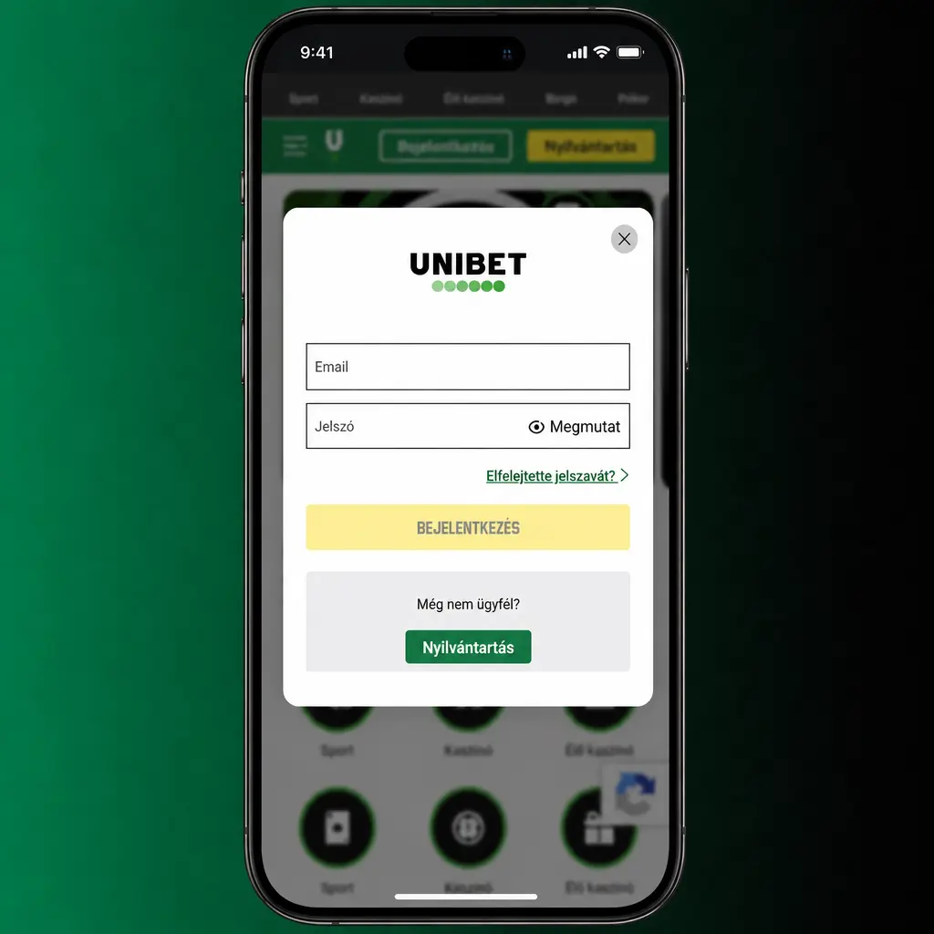 Unibet iOS app és PWA telepítés iPhone-on, Safari kezdőképernyős parancsikon lépéseivel
