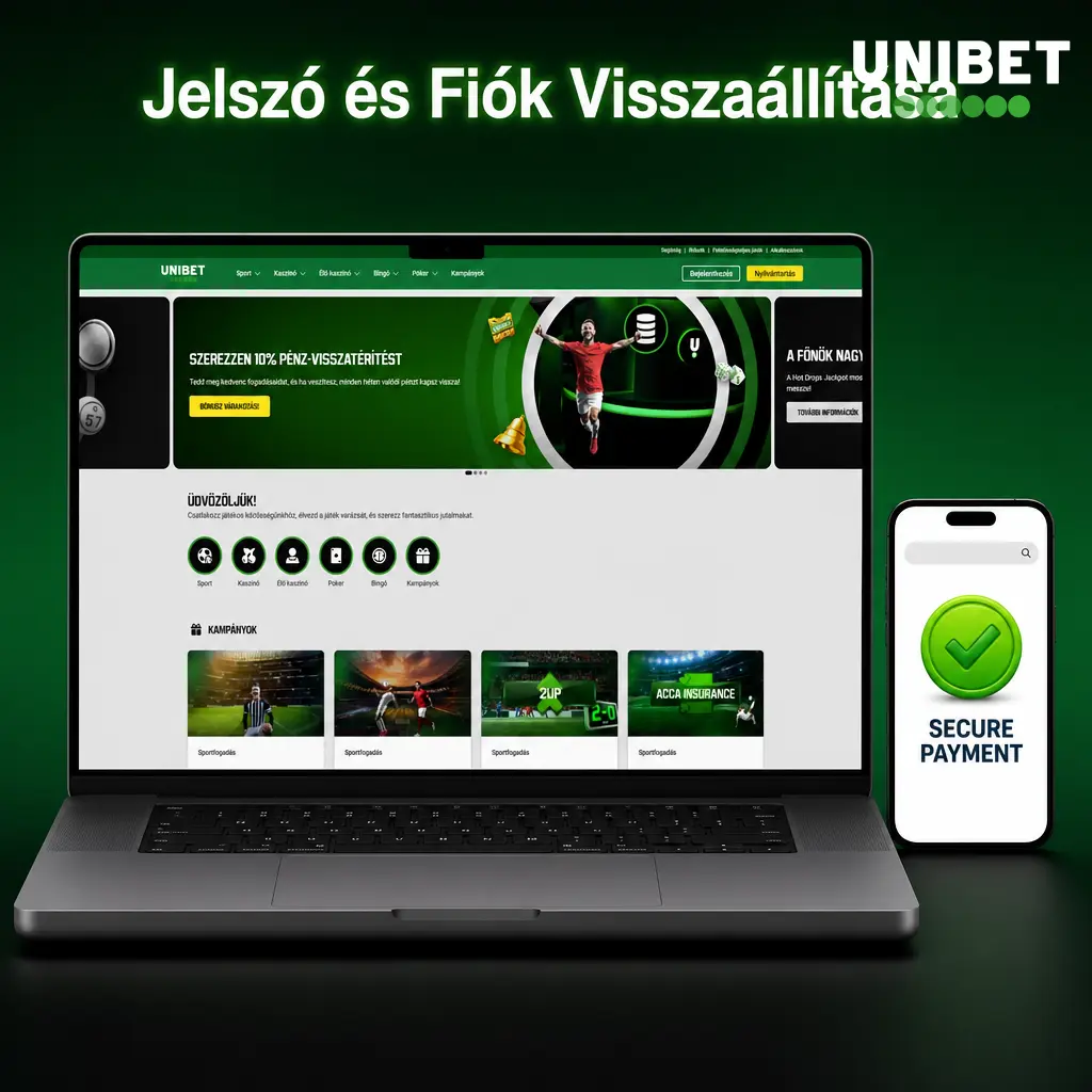 Unibet jelszó visszaállítási folyamat lépései: elfelejtett jelszó megoldása e-maillel vagy telefonnal