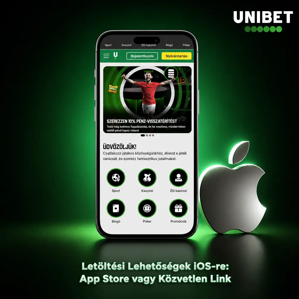 Unibet iOS app letöltése App Store-ból vagy PWA mentése Safariban iPhone kezdőképernyőre