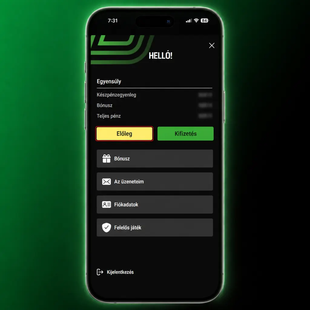 Mobil fogadási útmutató appképernyővel és lépésekkel a sportfogadás leadásához