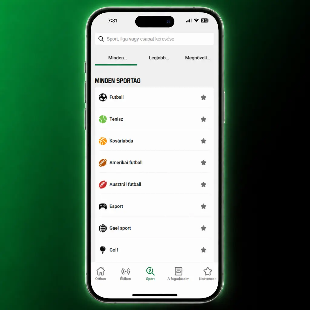 Mobil fogadási útmutató: sportfogadás appban, odds kiválasztása, szelvény és tét ellenőrzése